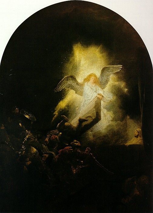 Rembrandt - The Resurrection of Christ.    