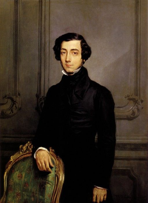 Chasseriau Theodore Portrait of Alexis de Toqueville 1850. Chasseriau, 