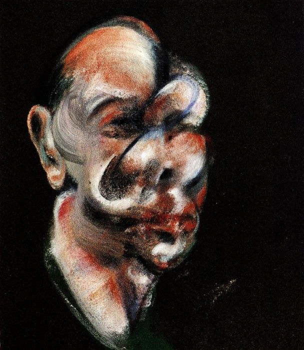Bacon Study for Three Heads, left panel, 1962. , 