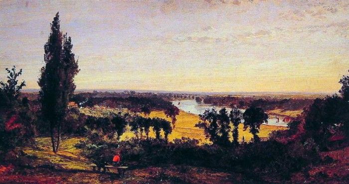 Richmond Hill and the Thames London. Cropsey, Jasper Francis