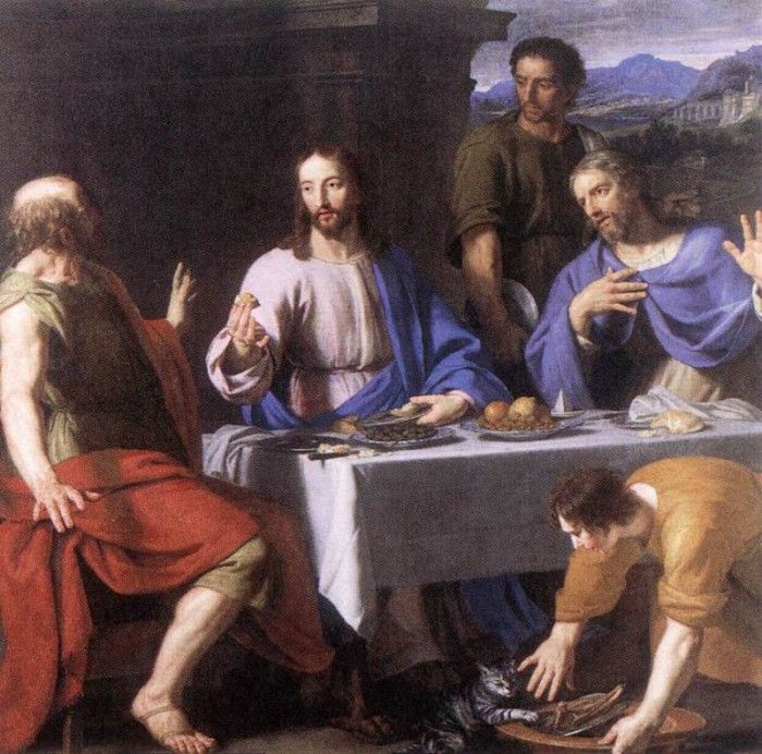 Champaigne The Supper at Emmaus. ,  