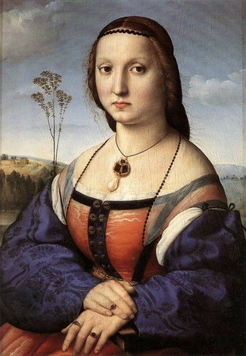 Raffaello - Portrait of Maddalena Doni. 