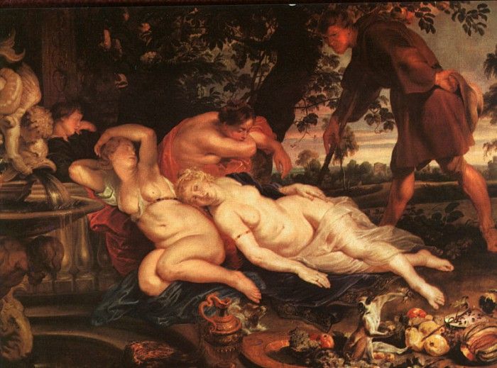 Rubens Cimone and Efigenia, approx. 1617, oil on canvas, Art. ,  