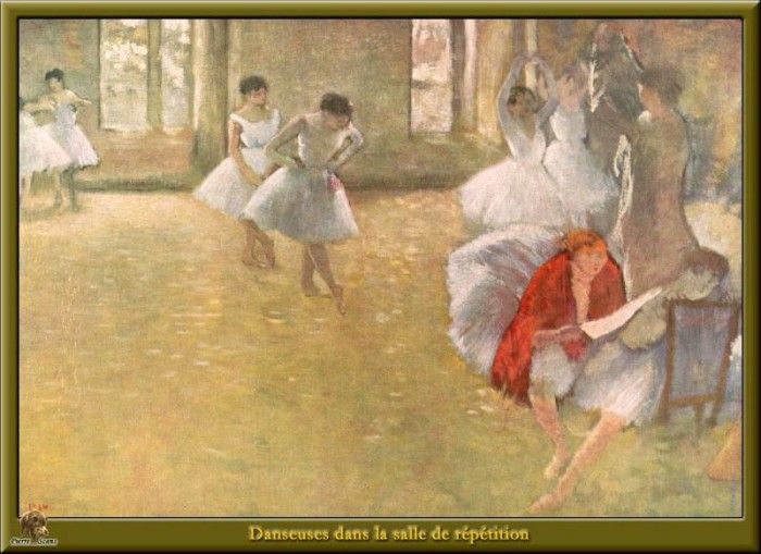 PO Degas 09 Danseuses dans la salle de repetition(1889-1895). , --