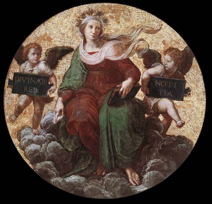 Raphael The Stanza della Segnatura Theology. 