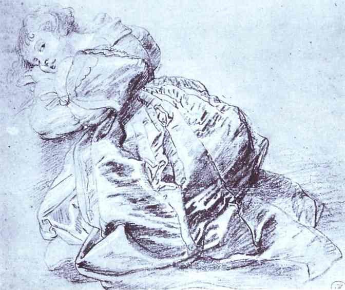 Peter Paul Rubens - Young Woman Kneeling. ,  