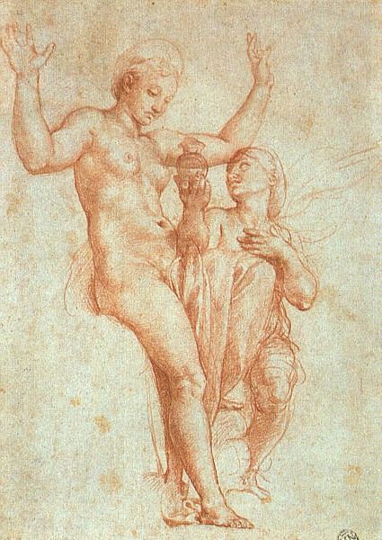 Raphael Psyche Offering Venus the Water of Styx. 