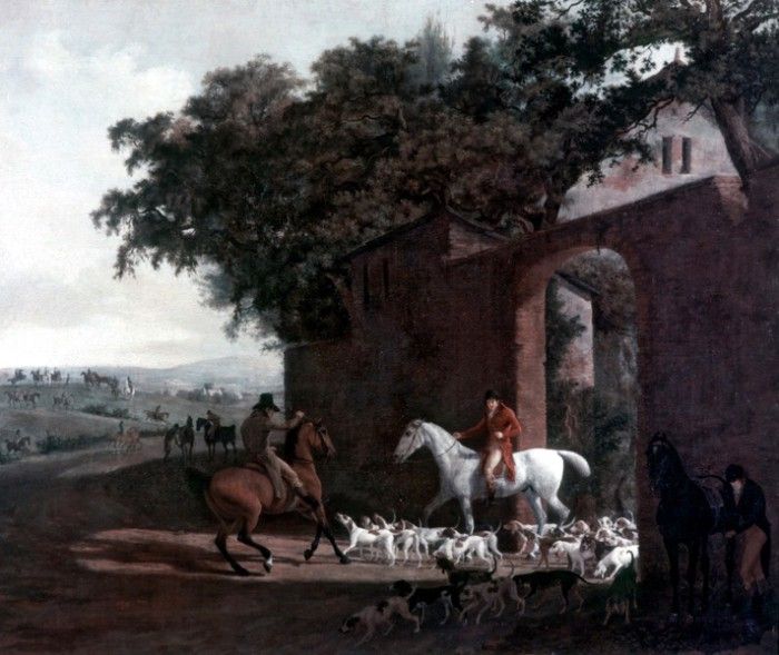 Agasse Jacques Laurent Departure to the Hunt. Agasse, -