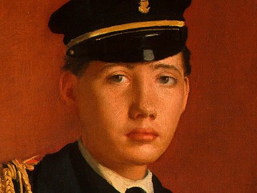 Degas Achille De Gas in the Uniform of a Cadet, detalj 2, 18. , --