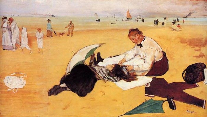 Degas Edgar Beach Scene. , --