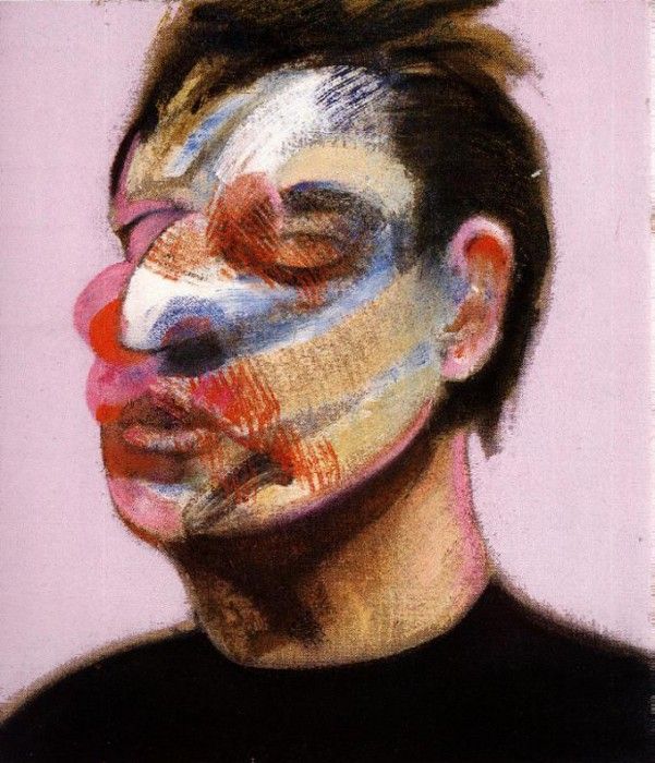 Bacon Two Studies for a Self-Portrait, 1970, right panel. , 
