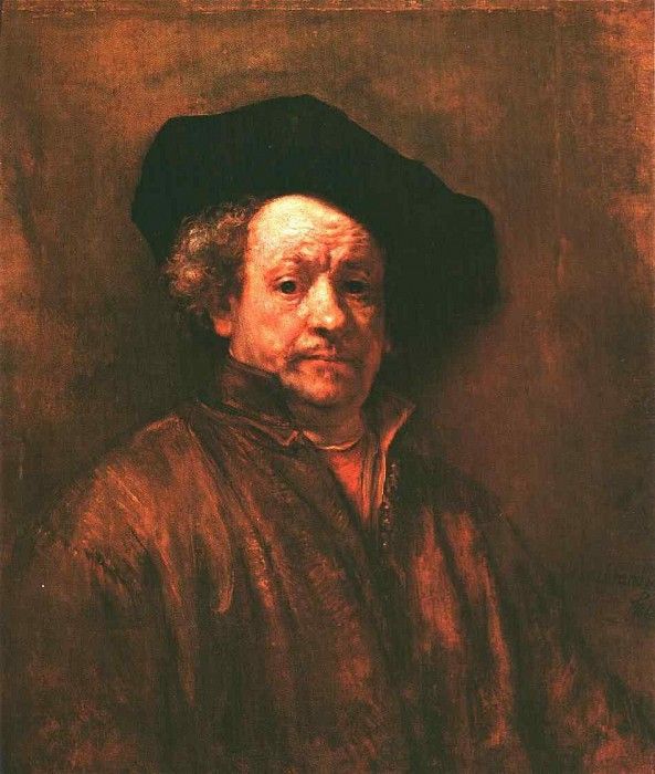 Rembrandt Self Portrait, 1660, Metropolitan museum of art, N.    