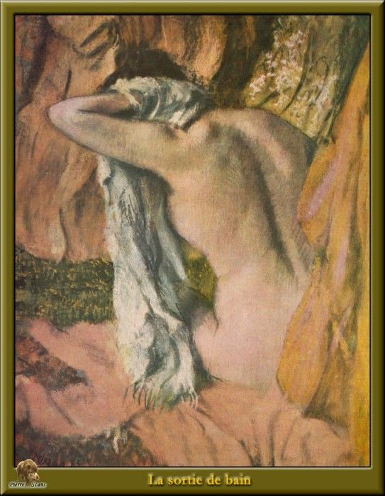 PO Degas 26 La sortie de bain(1885). , --