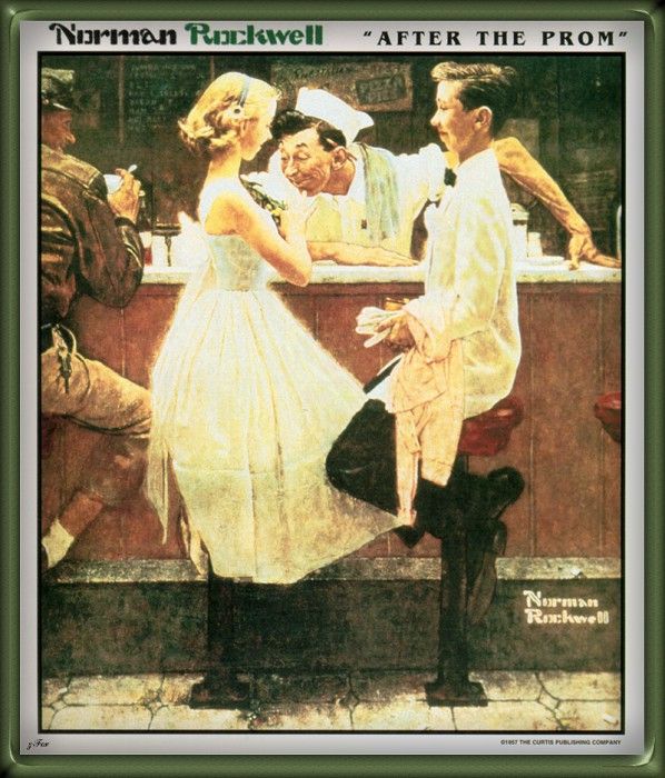 zFox Norman Rockwell After The Prom. , 
