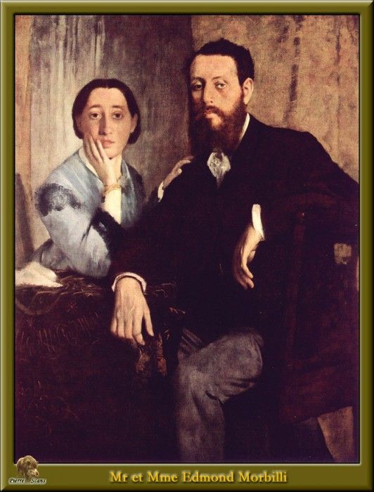 PO Degas 42 Mr et Mme Edmond Morbilli(1867). , --