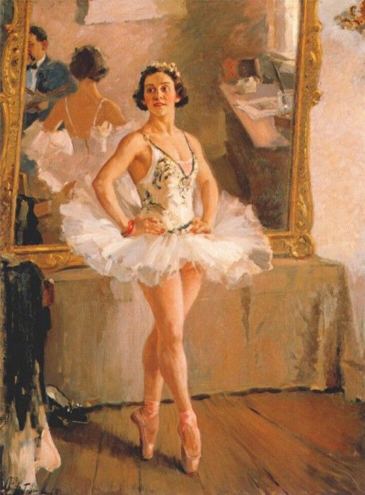 gerasimov,a the portrait of olga lepeshinskaya 1939. , 