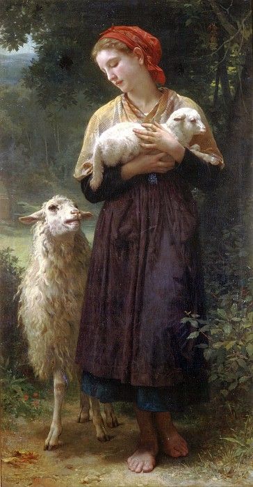 The Shepherdess 1873. ,  