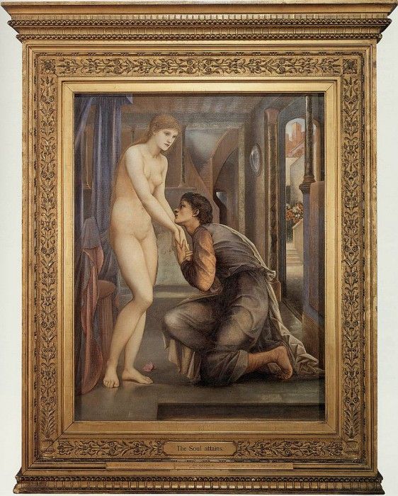 Burne Jones Pygmalion and the Image IV The Soul Attains. -   