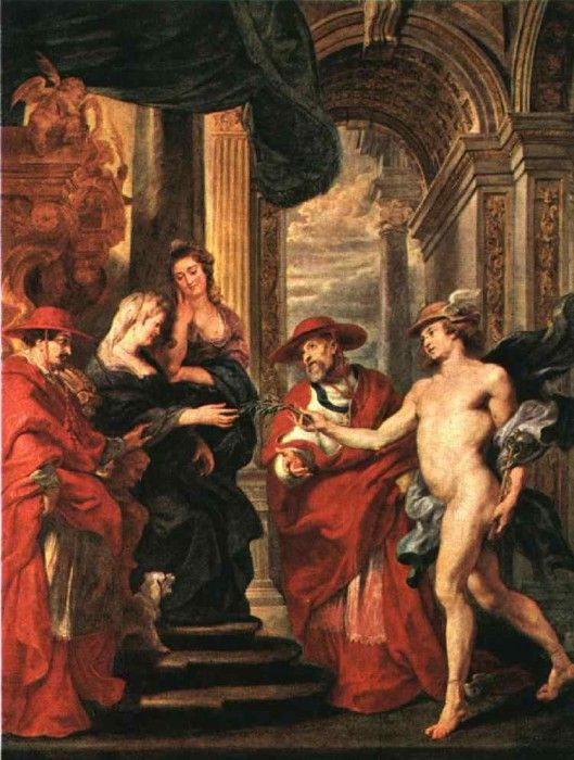 Rubens An Offer of Negotiation, 1621-1625, Louvre. ,  