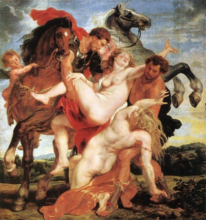 Rape of the Daughters of Leucippus WGA. ,  