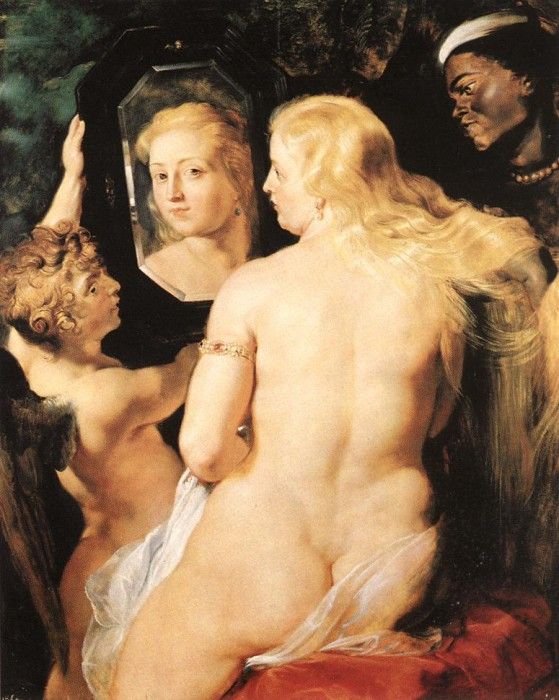 Rubens Venus at a mirror ca 615 Sammlung Furst von Lichtenst. ,  