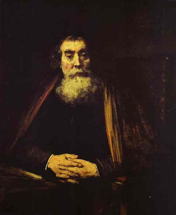 Rembrandt - Portrait of an Old Man (The Rabbi).    