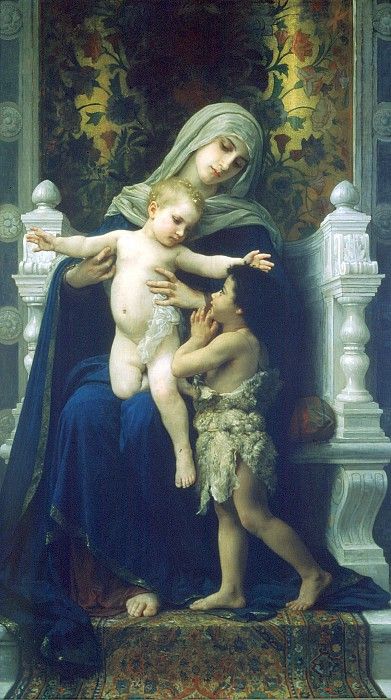 La Vierge LEnfant Jesus et Saint Jean Baptiste2. ,  