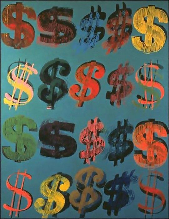 Warhol - Dollar Signs. , 