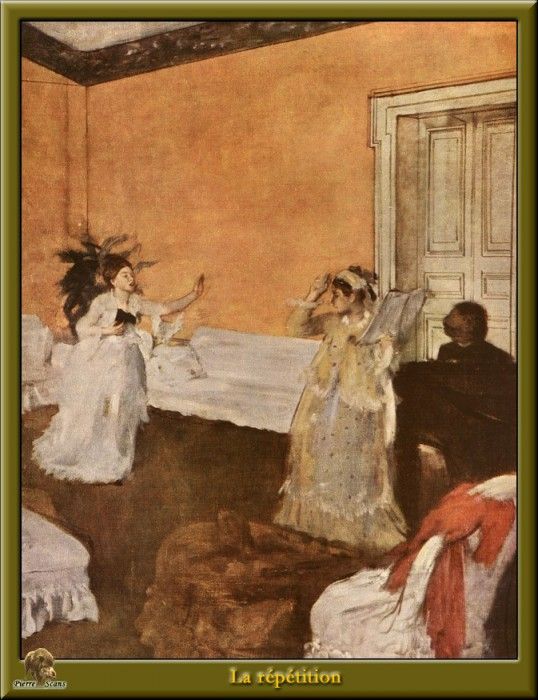 PO Degas 24 La repetition(1873). , --