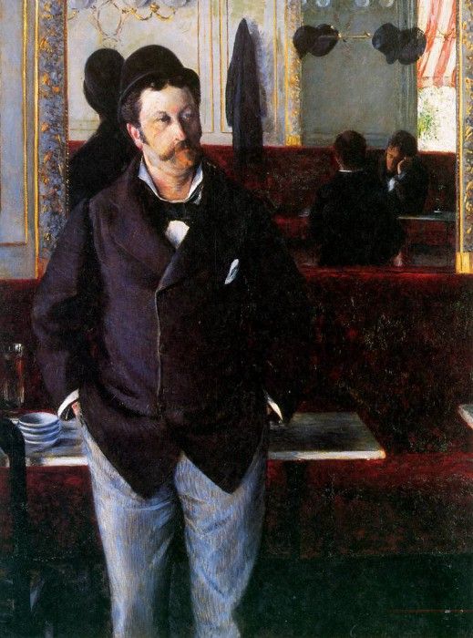 Caillebotte Gustave In the cafe Sun 2. , 