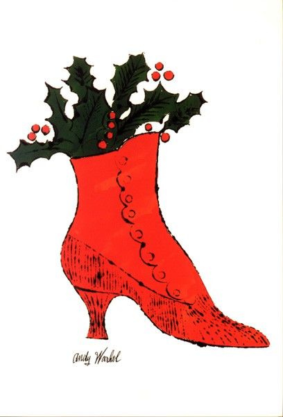 Warhol - Untitled (red Boot Wit Holly). , 