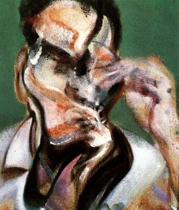 Bacon Study for Portrait of Lucian Freud, 1966. , 