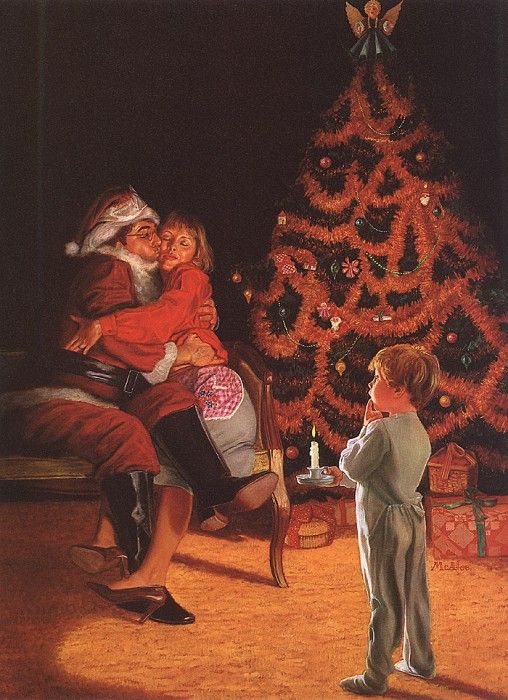 bs-Mara McAfee-I Saw Mommy Kissing Santa Claus. Afee,  Mc