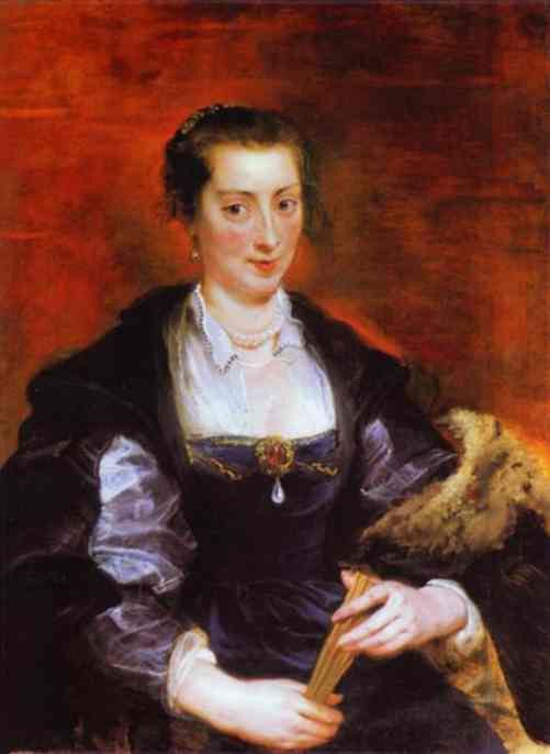 Peter Paul Rubens - Portrait of Isabella Brant. ,  