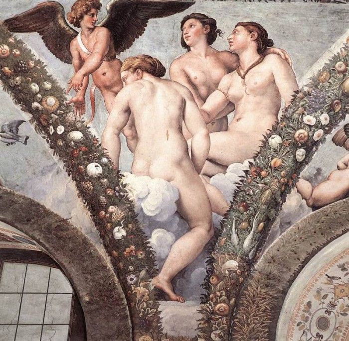 Raphael Cupid and the Three Graces. 