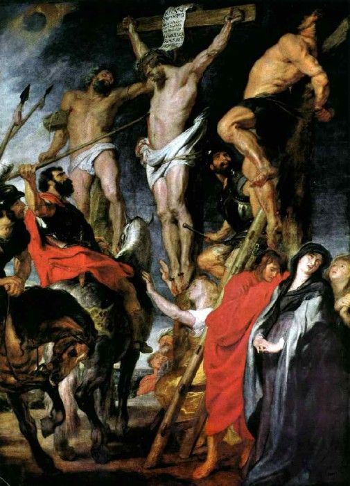 Rubens Le coup de lance, 1618, Musee des Beaux-Artes, Antwer. ,  