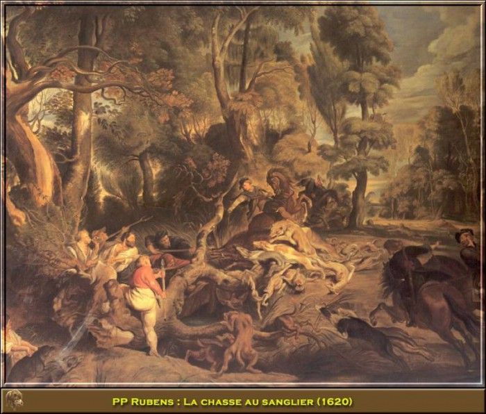 PO HunP 29 PP Rubens-La chasse au sanglier (1620). ,  