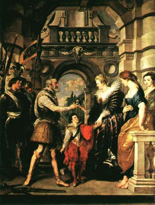 Rubens Marie Becomes Regent, 1621-1625, Louvre. ,  