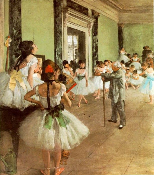 Degas La classe de danse, ca 1873-75, 85x75 cm, Musee dOrsa. , --