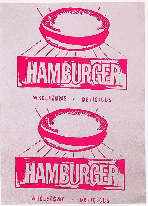 Warhol - Double Hamburger. , 