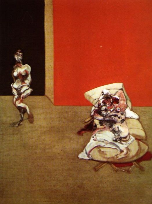 Bacon Crucifixion, left panel, 1965. , 