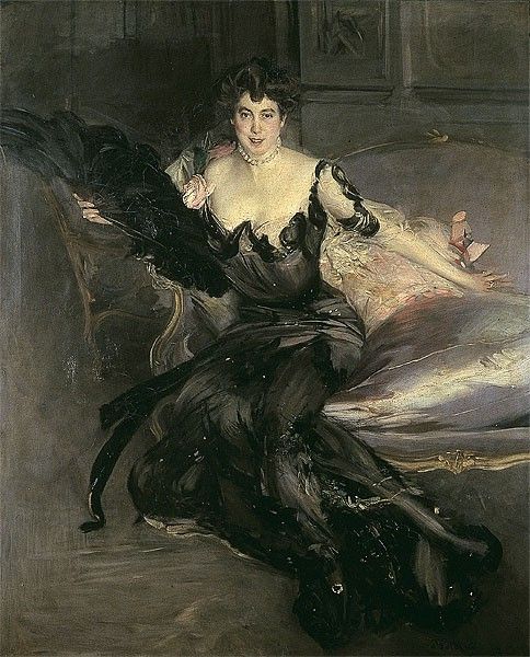 Portrait of a Lady Mrs Lionel Phillips 1903. Boldini, 