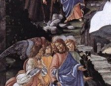 Botticelli The Temptation of Christ detail. , Alessandro