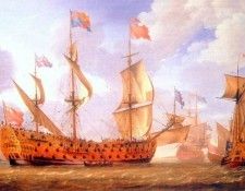 beecq hms royal prince before the wind 1679. Beecq