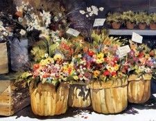 Kay Barnes - The Flower Market, De. , Kay