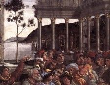 Botticelli The Punishment of Korah detail 4. , Alessandro