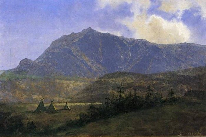 Bierstadt Albert Indian Encampment. , 
