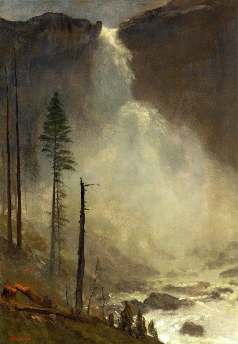 Bierstadt Albert Nevada Falls. , 