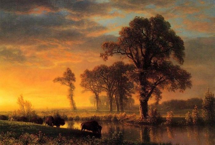 Bierstadt Albert Western Kansas. , 