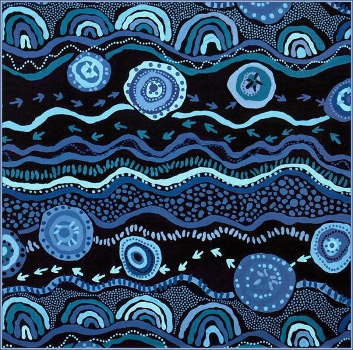 Balarinji-Australian Aboriginal Art-pa Balarinji 01 Sandhills. Balarinji
